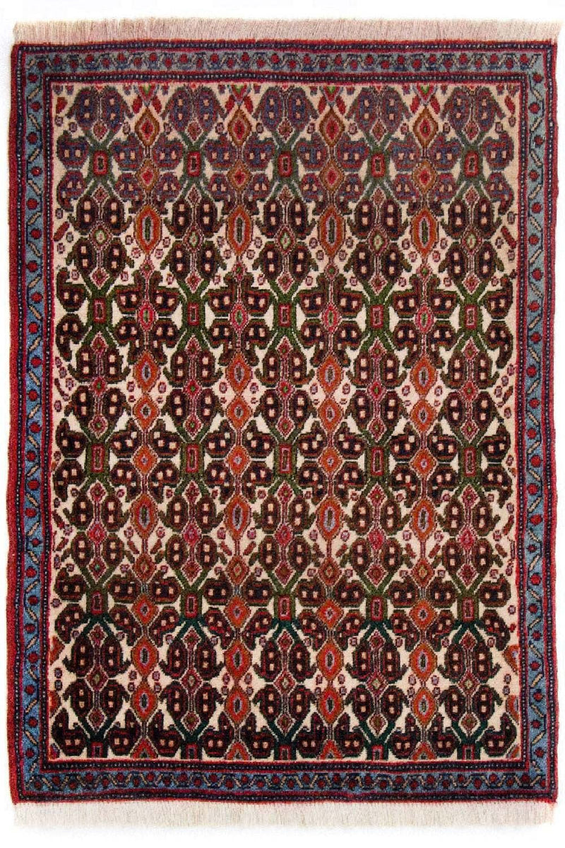 Sarough Teppich 74x98cm - Perserteppich - blau