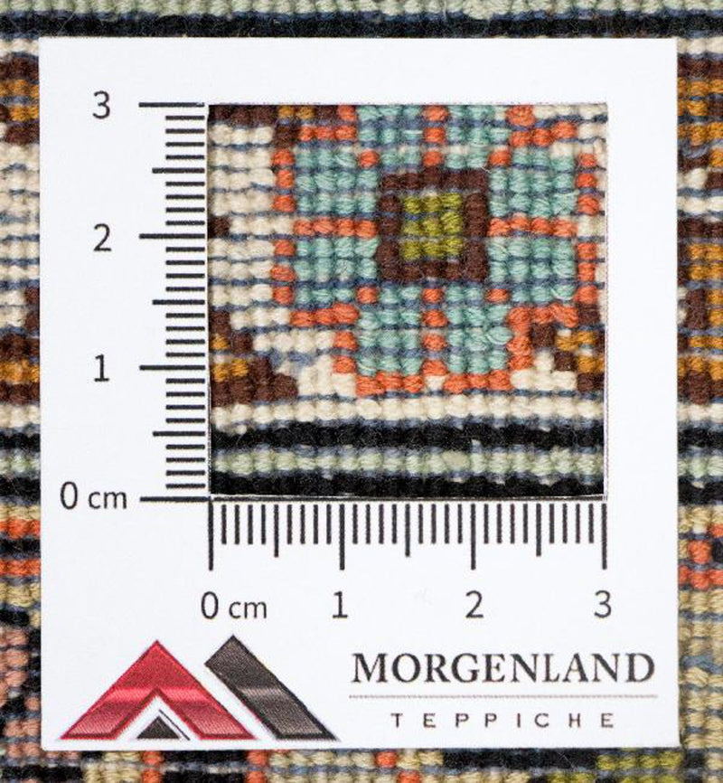 Kaschmir Seide Teppich 82x313cm - Orientteppich - mehrfarbig