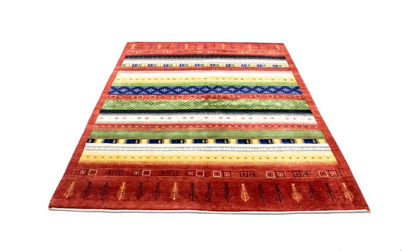 Loribaft Teppich Perser 172x241cm - Wollteppich - bunt