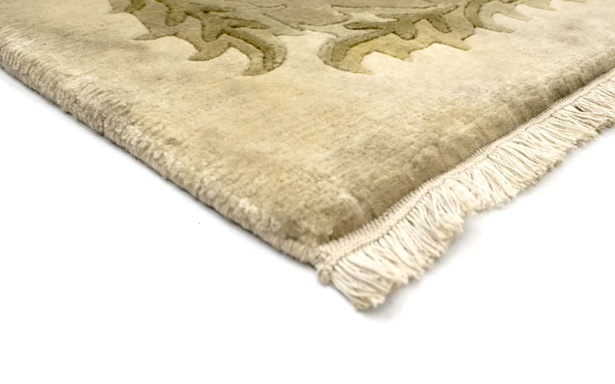 Nepal Teppich 179x270cm - Wollteppich - gelb