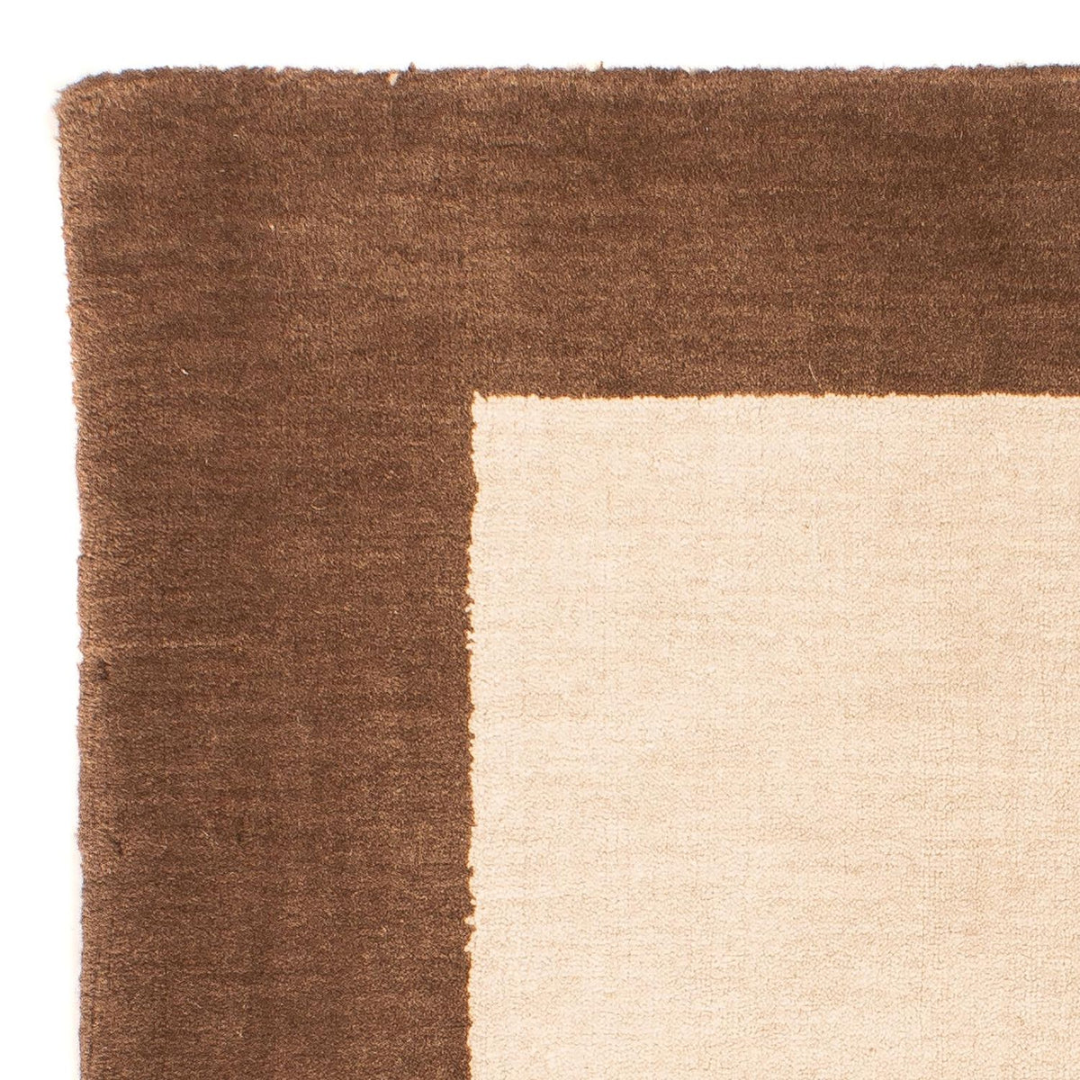 Loribaft Loom Teppich 94x124cm - Wollteppich - beige