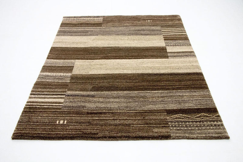 Gabbeh Teppich Indus 140x200cm - Wollteppich - mehrfarbig