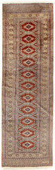 Buchara Teppich 97x300cm - Orientteppich - rot