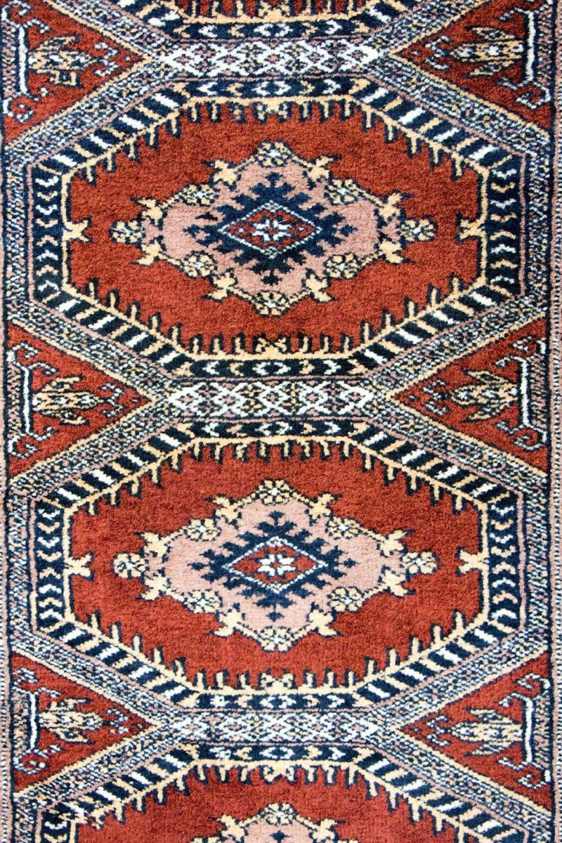 Buchara Teppich 97x300cm - Orientteppich - rot