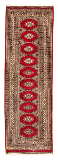 Pakistan Teppich 83x247cm - Orientteppich - dunkelrot – product image