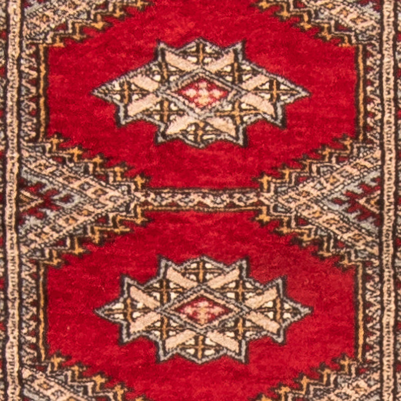 Pakistan Teppich 83x247cm - Orientteppich - dunkelrot