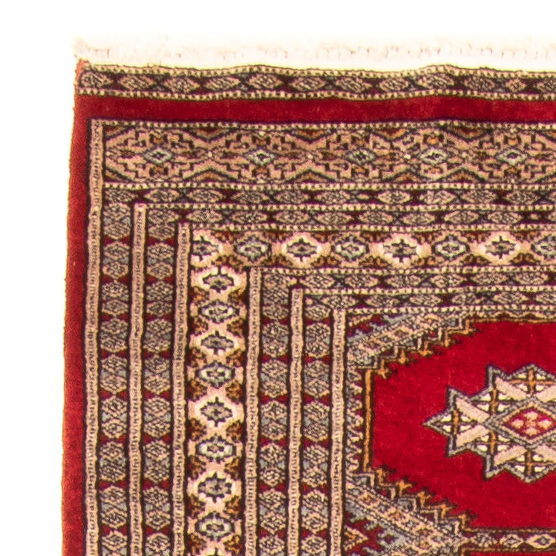 Pakistan Teppich 83x247cm - Orientteppich - dunkelrot