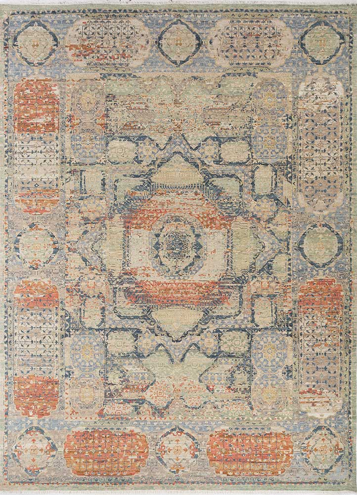 Wollteppich - 270 x 360 cm - grün