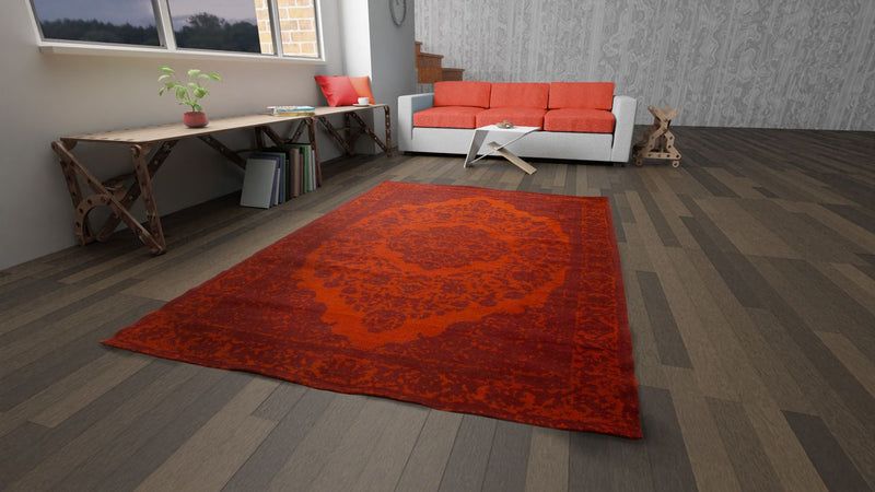 Vintage Teppich 240x340cm - rot