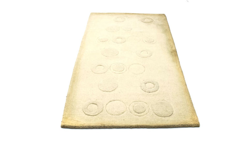 Wollteppich 80x148cm - beige