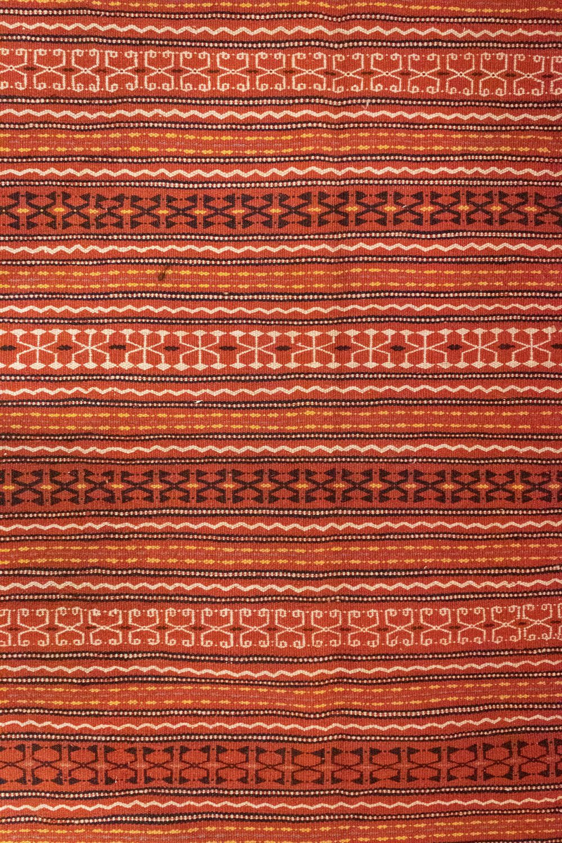 Kelim Fars Teppich 199x296cm - braun