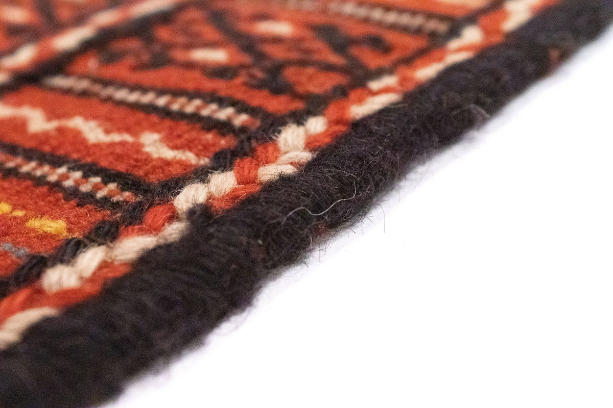 Kelim Fars Teppich 199x296cm - braun