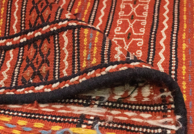 Kelim Fars Teppich 199x296cm - braun