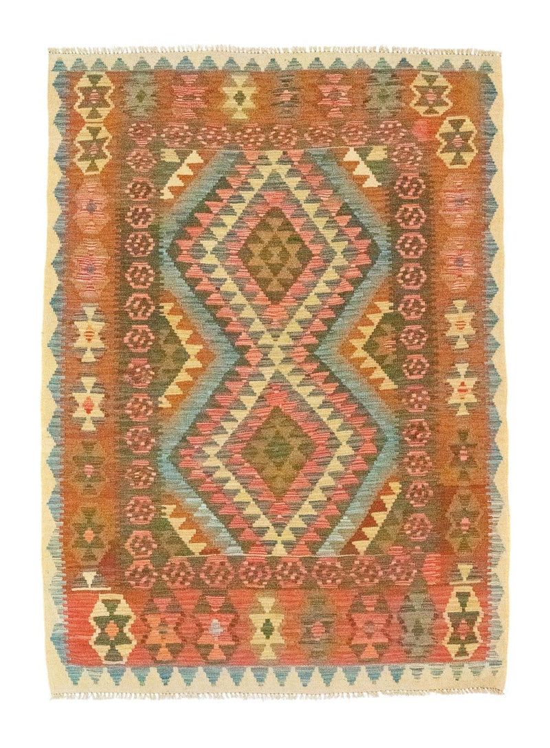 Kelim Afghan Teppich 154x196cm