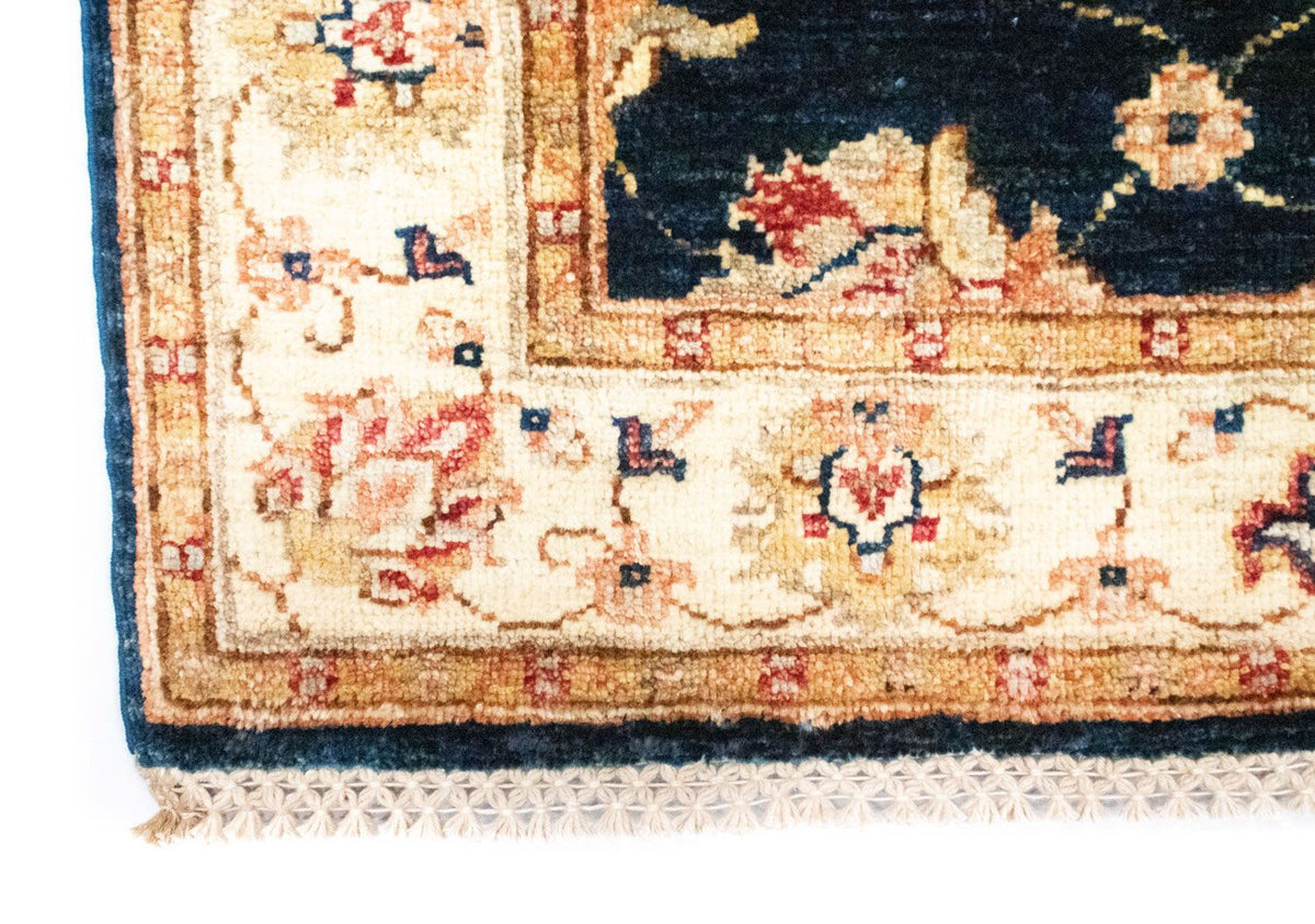 Ziegler Teppich 81x298cm - Orientteppich - blau