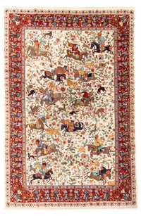 Maschad Teppich 193x306cm - Perserteppich - beige – product image