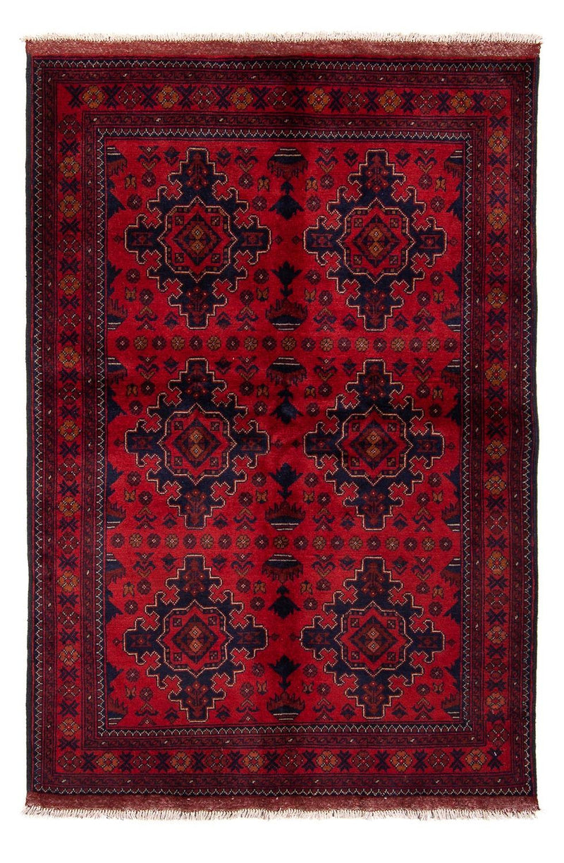 Khal Mohammadi Teppich 128x192cm - Orientteppich - dunkelrot