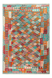 Kelim Maimene Teppich 202x305cm - mehrfarbig – product image
