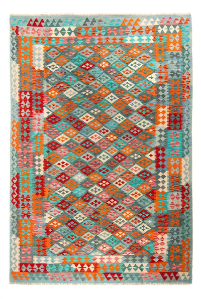 Kelim Maimene Teppich 202x305cm - mehrfarbig