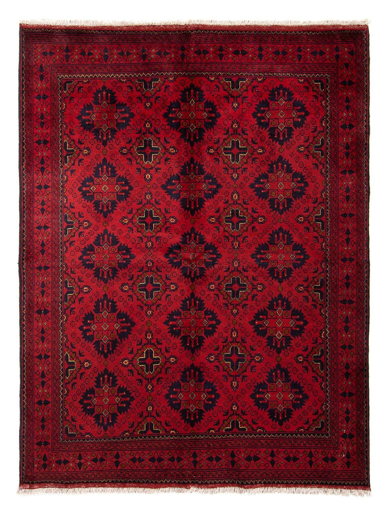 Khal Mohammadi Teppich 156x200cm - Orientteppich - dunkelrot