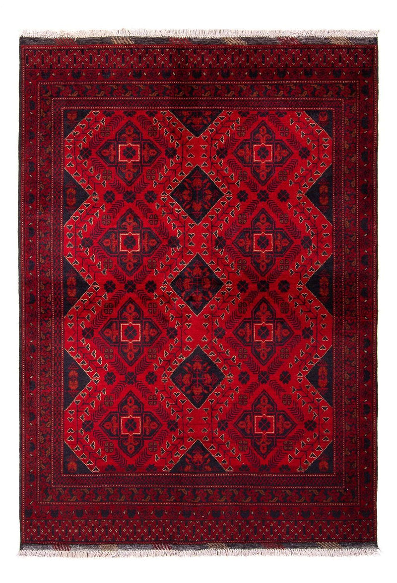 Khal Mohammadi Teppich 126x199cm - Orientteppich - dunkelrot