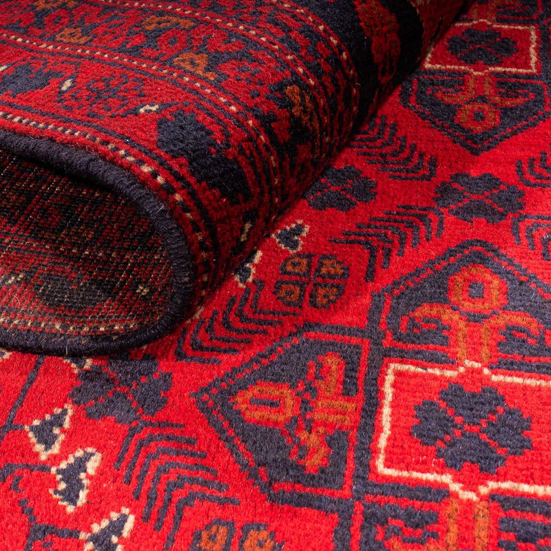 Khal Mohammadi Teppich 126x199cm - Orientteppich - dunkelrot