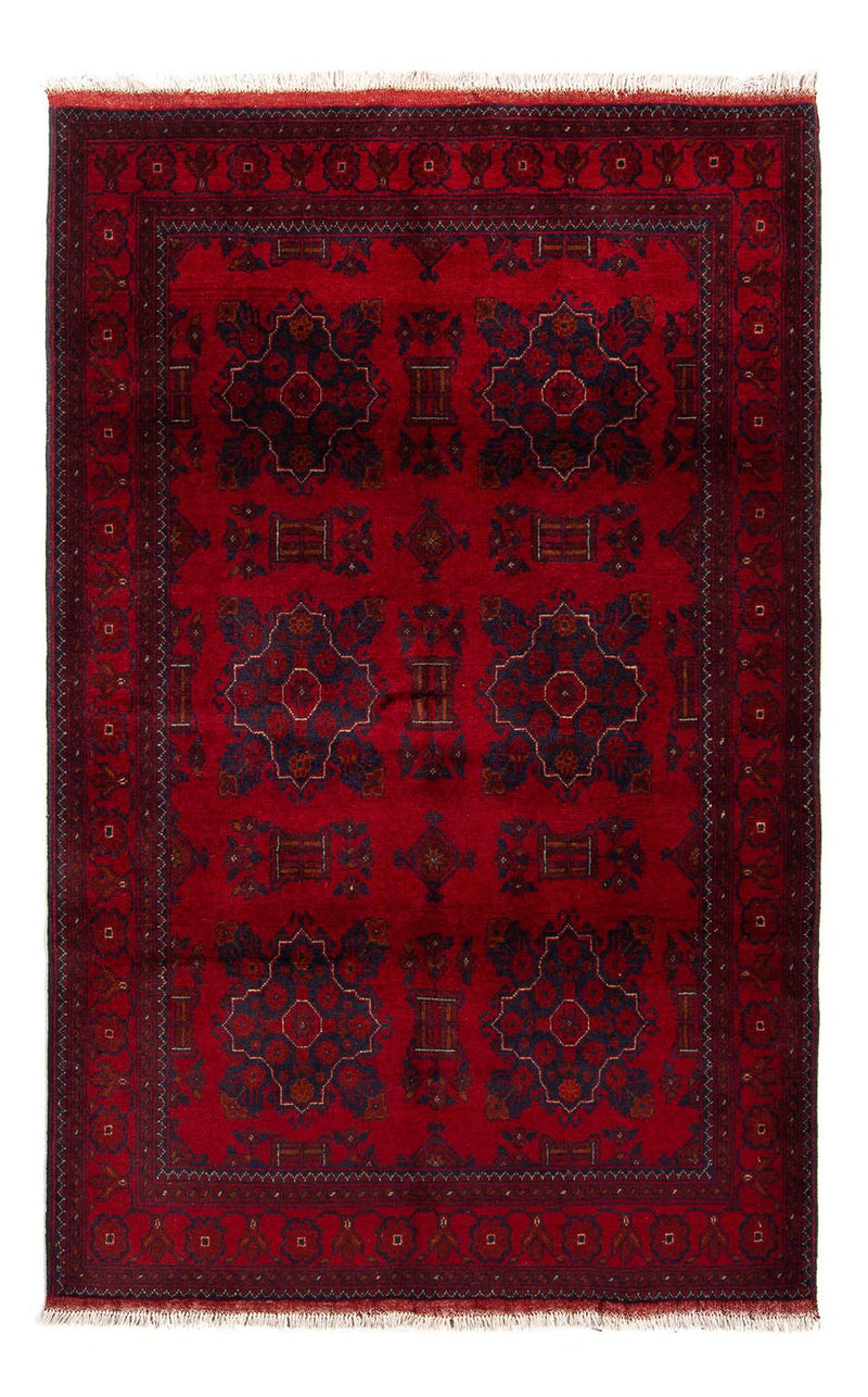 Khal Mohammadi Teppich 126x219cm - Orientteppich - dunkelrot