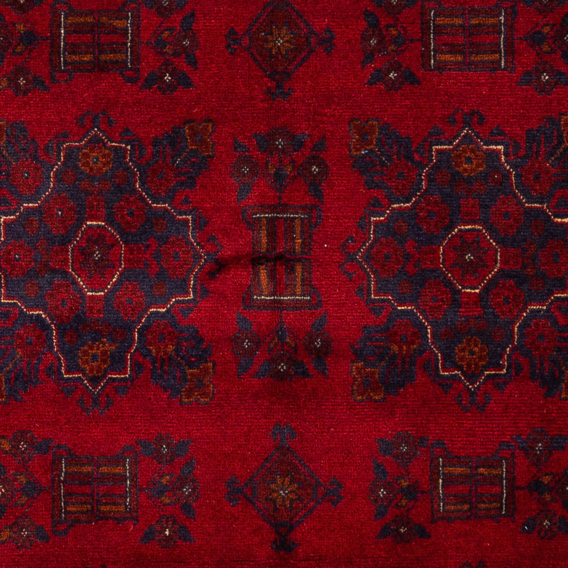 Khal Mohammadi Teppich 126x219cm - Orientteppich - dunkelrot