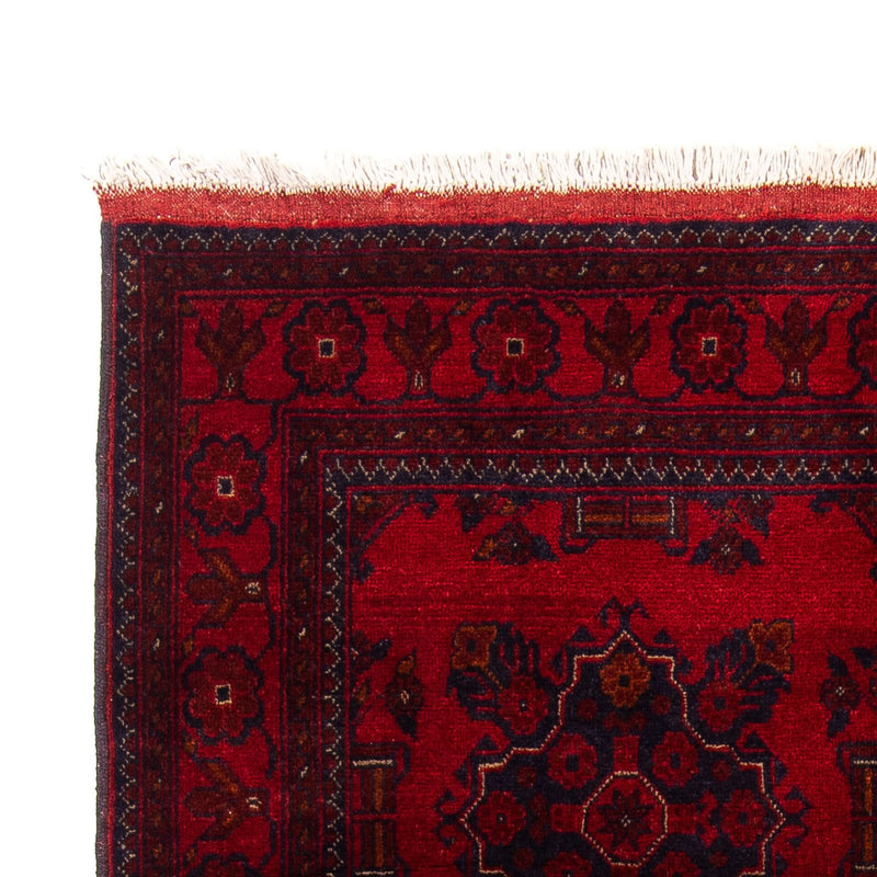 Khal Mohammadi Teppich 126x219cm - Orientteppich - dunkelrot