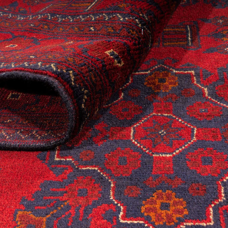 Khal Mohammadi Teppich 126x219cm - Orientteppich - dunkelrot