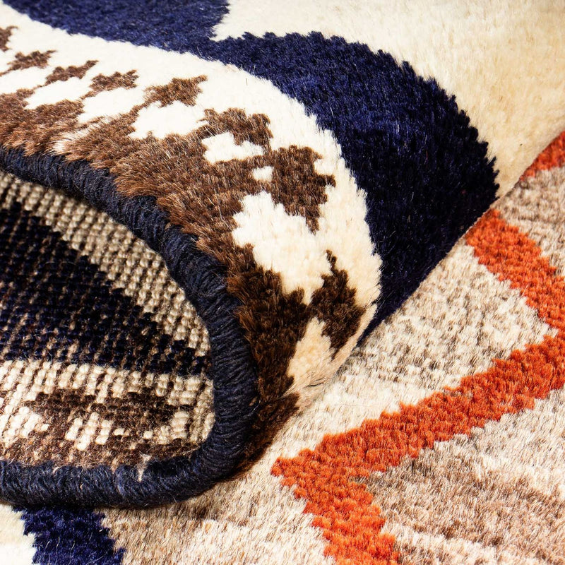 Gabbeh Persisch Teppich 91x142cm - Perserteppich Wollteppich