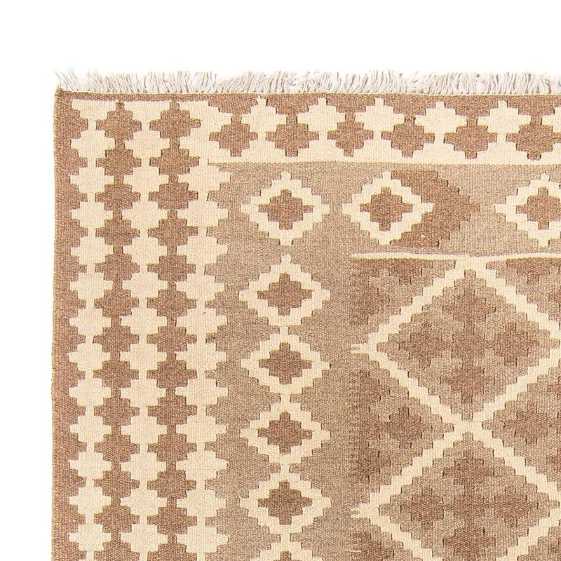 Kelim Fars Teppich 163x218cm - hellbraun