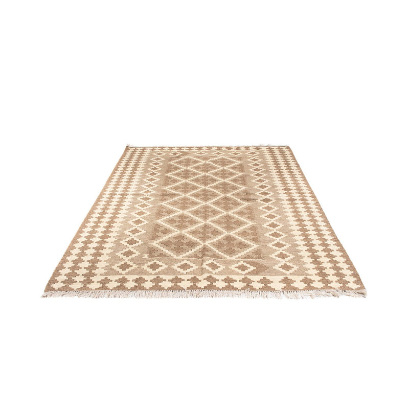 Kelim Fars Teppich 163x218cm - hellbraun
