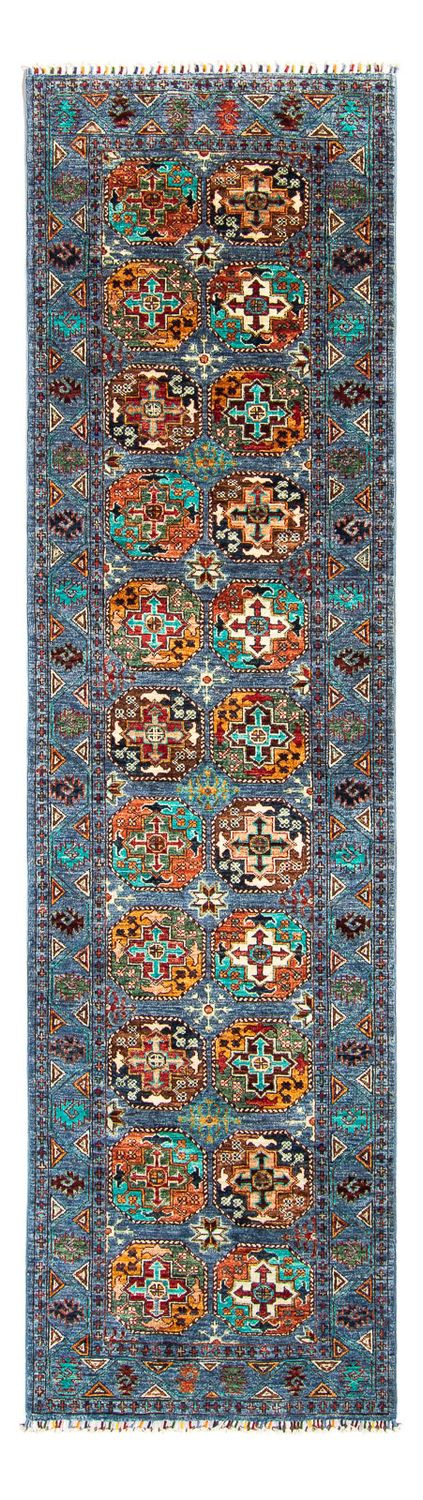 Ariana Teppich 84x304cm - Orientteppich - blau