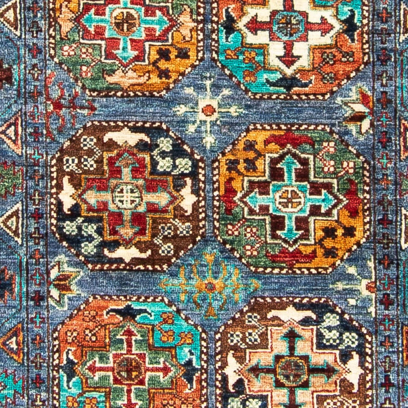 Ariana Teppich 84x304cm - Orientteppich - blau