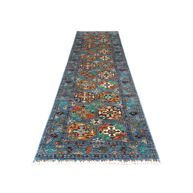 Ariana Teppich 84x304cm - Orientteppich - blau