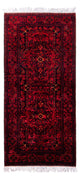 Khal Mohammadi Teppich 102x203cm - Orientteppich - dunkelrot