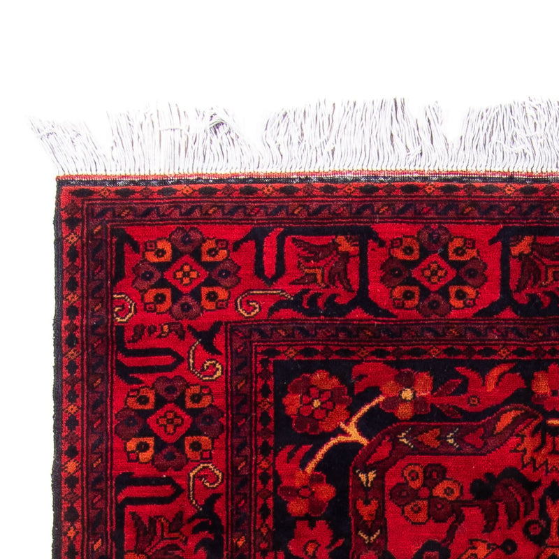 Khal Mohammadi Teppich 102x203cm - Orientteppich - dunkelrot