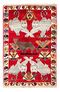 Ghashghai Teppich 135x204cm - Perserteppich - dunkelrot – product image