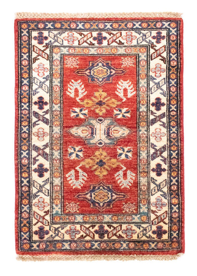 Kazak Teppich 62x88cm - Orientteppich - rot