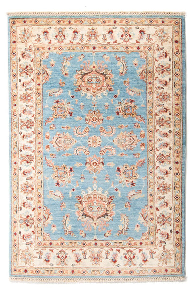 Ziegler Teppich 105x159cm - Orientteppich - hellblau