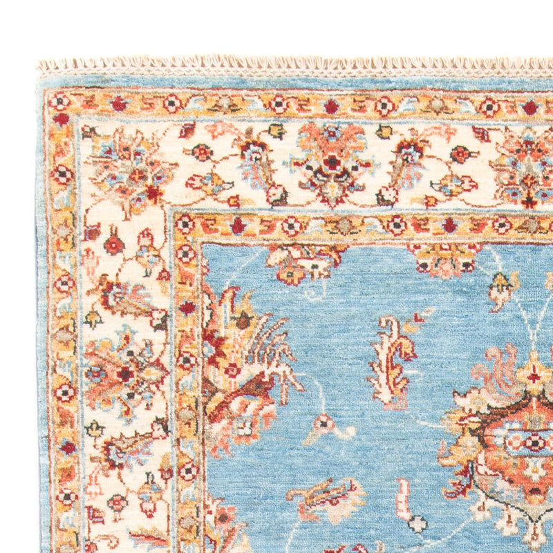 Ziegler Teppich 153x204cm - Orientteppich - hellblau