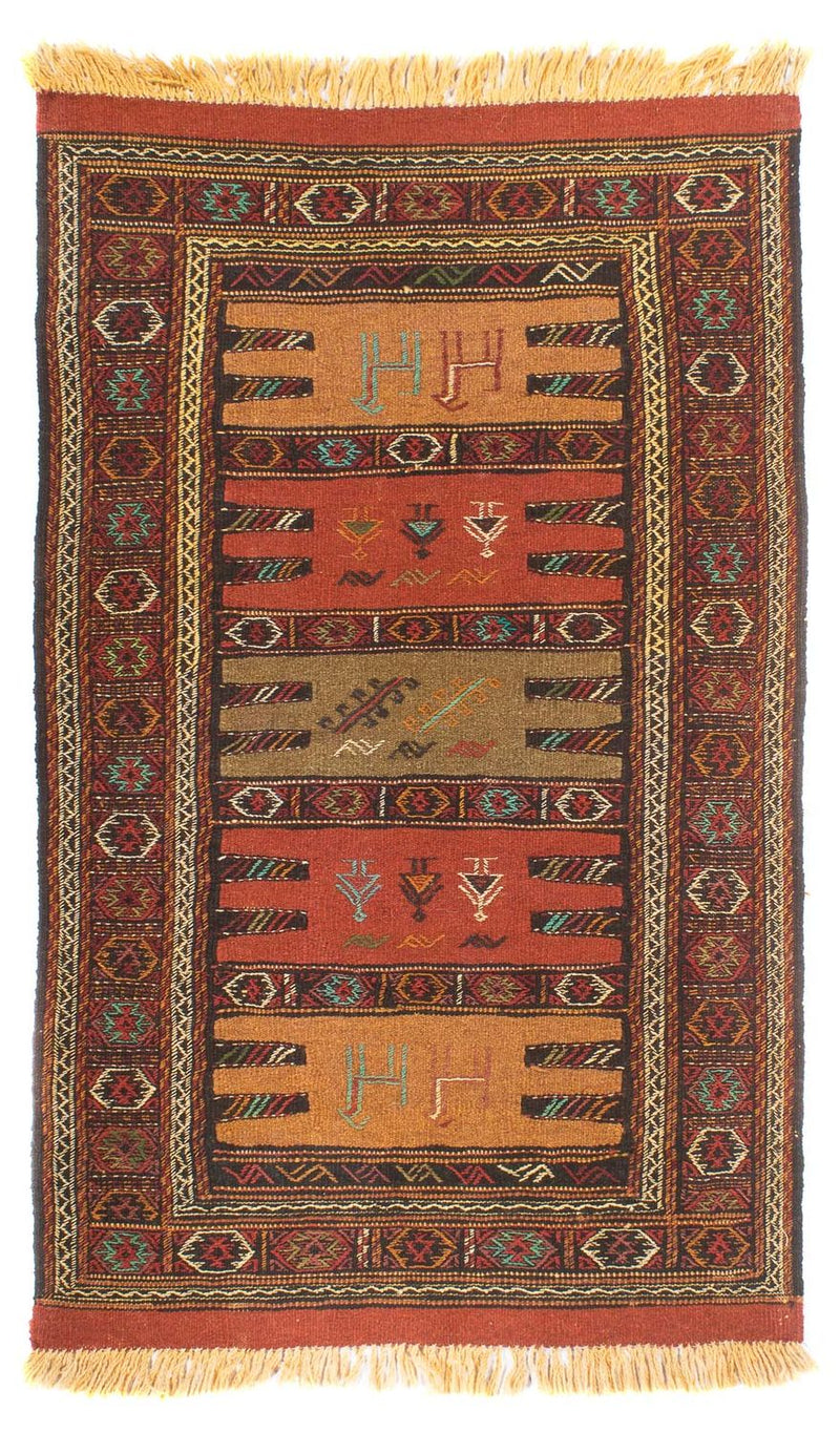 Kelim Teppich - Oriental - 100 x 173 cm - mehrfarbig