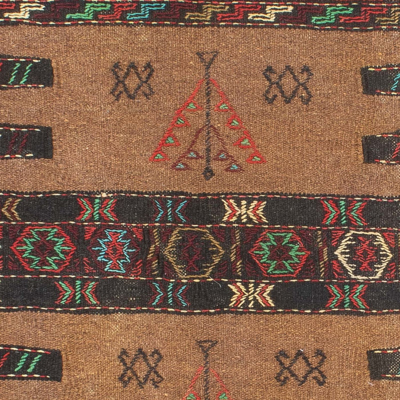 Kelim Senneh Teppich 100x169cm - mehrfarbig
