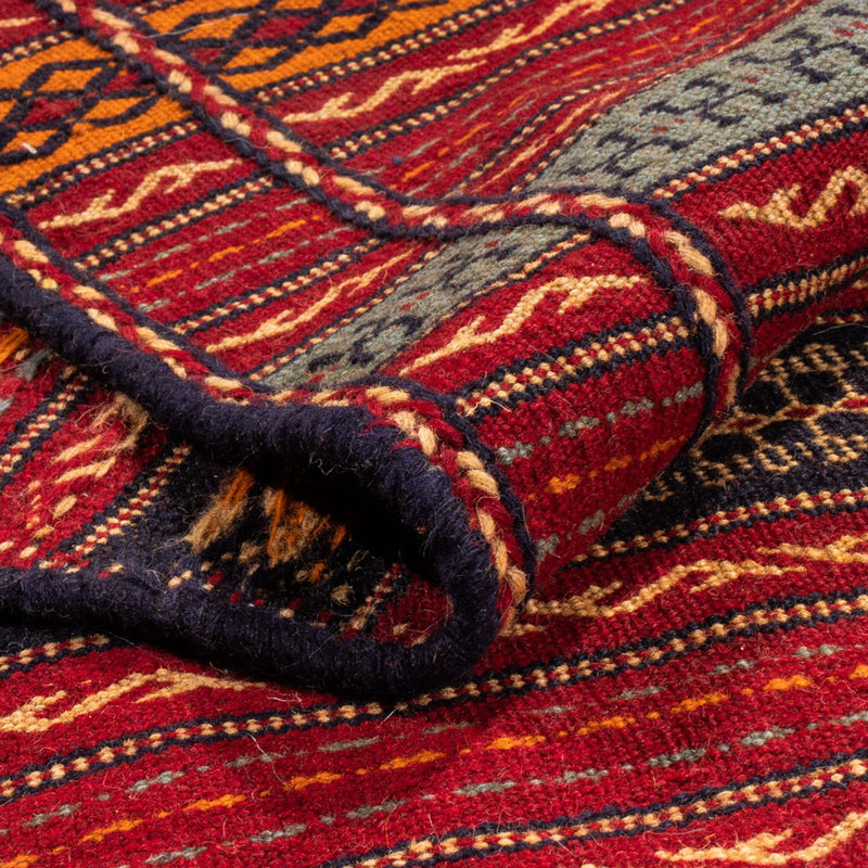 Kelim Senneh Teppich 83x300cm - mehrfarbig