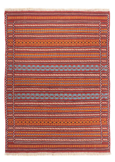 Kelim Senneh Teppich 100x150cm - mehrfarbig