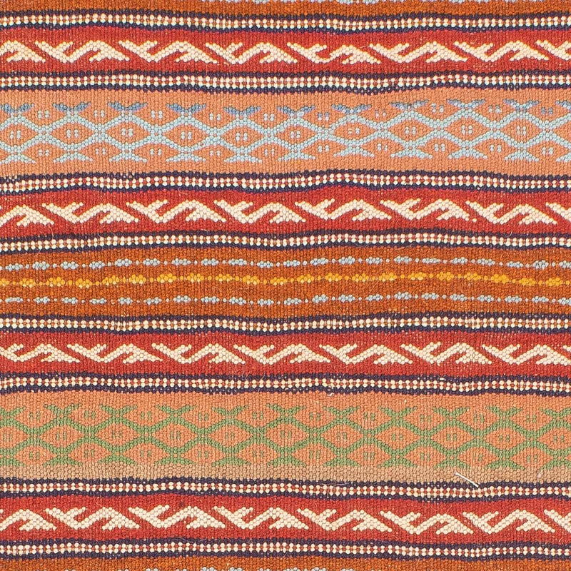 Kelim Senneh Teppich 100x150cm - mehrfarbig