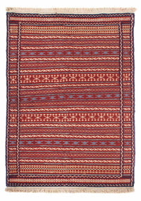 Kelim Senneh Teppich 100x150cm - mehrfarbig – product image