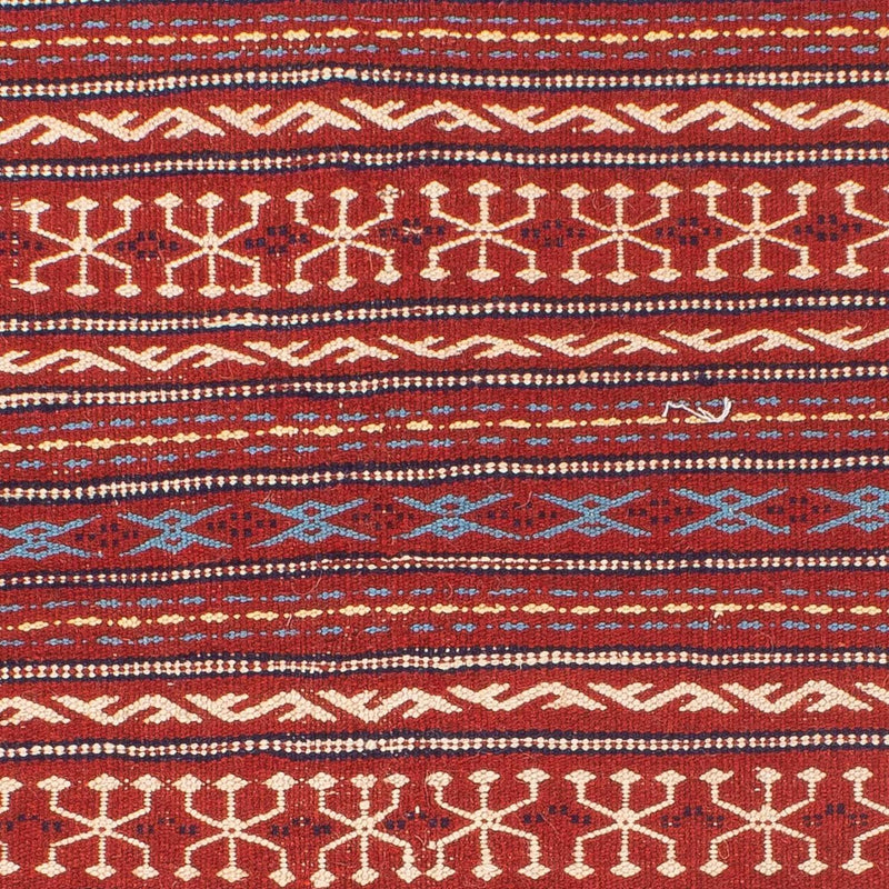 Kelim Senneh Teppich 100x150cm - mehrfarbig