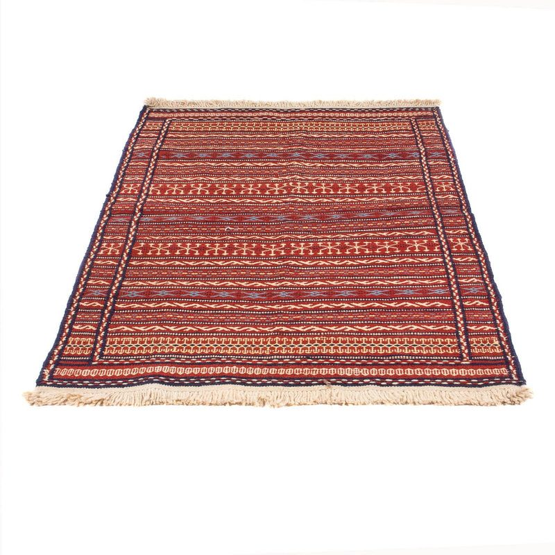 Kelim Senneh Teppich 100x150cm - mehrfarbig